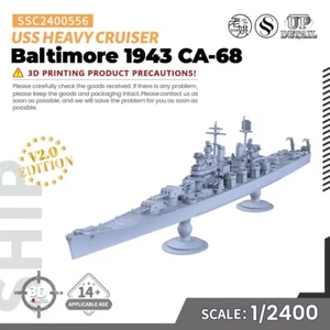 SSC2400556 1/2400 Military Model Kit USS Baltimore Heavy Cruiser 1943 CA-68 - Picture 1 of 5