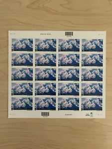 #C137 US AirMail Mount McKinley, Alaska sheet of 20/80¢ stamps MNH - Picture 1 of 1