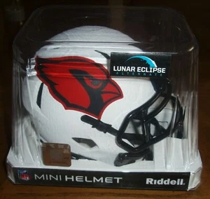 NFL ARIZONA CARDINALS WHITE MINI HELMET - LUNAR ECLIPSE - NEW IN ORIGINAL BOX - Bild 1 von 4