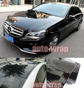 Optional - High Glossy Mirror Car Paint Vinyl Wrap Film Sheet Sticker Black AB - Picture 1 of 4