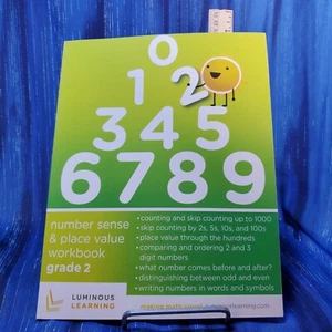 Number Sense and Place Value Workbook - Grade 2: Making Math Visual - Picture 1 of 1