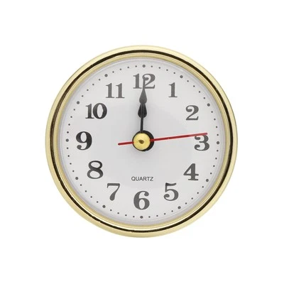 UXCELL Quarz Arabisch Uhr Einsatz 2-1/2 Zoll 65mm Fit 55mm/2,17 Zoll Gold Ton