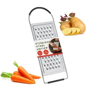 Cheese Grater Handheld, HIA Flat Coarse Stainless Steel Graters for Kitchen, ... - Picture 1 of 9