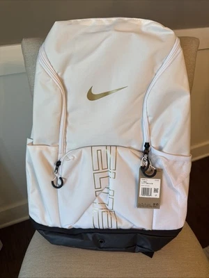 Mochila NIKE Varsity Elite HM9965-100 blanca/dorada Foto 1 de 4