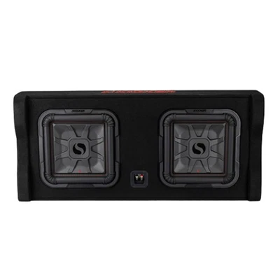 Caja de subwoofer Kicker 49DL7TDF122 doble disparo descendente 12" L7T 2 ohmios 1200 W RMS Foto 1 de 4