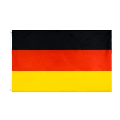 Deutschland Fahne ca. 150x90 cm mit 2 Metall Ösen Hissflagge deutsche Flagge - Bild 1 von 4