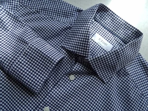 Eton modernes blau weiß kariertes Hemd Größe 42 / 16,5 - Bild 1 von 7