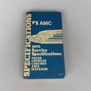 Manual de especificaciones de servicio AMC 1978 manual original - Imagen 1 de 3