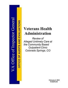 Veterans Health Administration: Review of Alleged Untimely Care at the Community - Picture 1 of 1