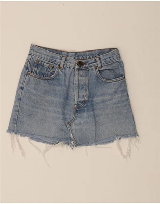 LEVI'S Womens 501 Denim Skirt W28 Medium  Blue Cotton NA02 - Image 1 of 4