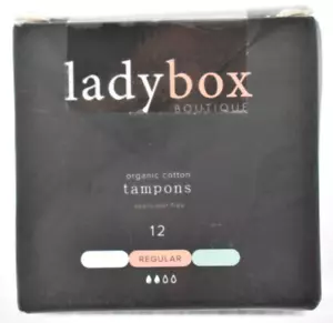 ladybox Boutique tamponi in cotone biologico / applicatore - gratis / regolare / 12 carati - Foto 1 di 6
