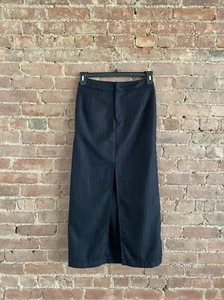 Vintage John Galliano Damen Rock, Mitte 90’s schwarz Nadelstreifen - Bild 1 von 8