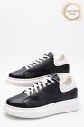 RRP€395 BALDININI Leather Sneakers US11 UK10 EU44 Blue Lace Up Made in Italy