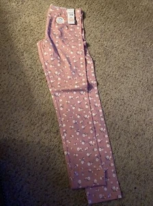NWT Wonder Nation Tough Cotton Leggings Girls Pink Ditsy SZ LG, XXL - Picture 1 of 1