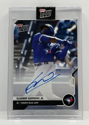 VLADIMIR GUERRERO Autographed 2020 Topps Now #OD-63A 04/99 Signed Blue Jays 🔥 - Image 1 of 2