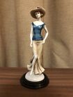 Beautiful  Resin The Leonardo Collection Annie Rowe Lady Figure Height 13.5 