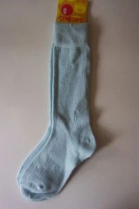 NWT Girls 6 7 y Gymboree APRES SKI light blue knee socks 2004 vtg shoe 12-13 htf - Picture 1 of 1