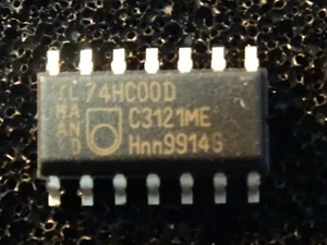 lot of 10 pieces - 74HC00D PHILIPS SO14 quad 2-Input NAND - Bild 1 von 2