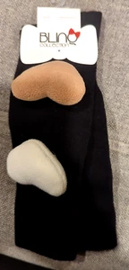New Girls Bling Collection Black Knee Socks Size 8 European 31-33 US 13-1.5 - Picture 1 of 4