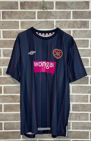 Heart Of Midlothian Hearts Away Football Shirt 2011/2012 Umbro jersey XL #2 Cover