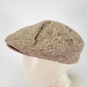 Stetson Konfetti Tweed Cabbie Mütze Kappe groß Wollmischung Zeitungsjunge Gatsby Vintage - Bild 1 von 10