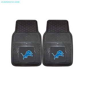 NFL NFL Detroit Lions Fan Mats Heavy Duty Vinyl Car Truck Floor Mats 2pcs Set - Picture 1 of 2