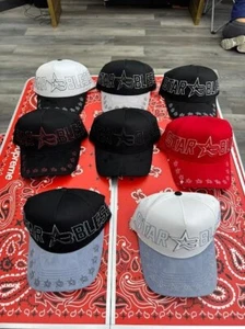 star blessed hut gorra brillo very limted hat neu rot blau schwarz weiss - Bild 1 von 66