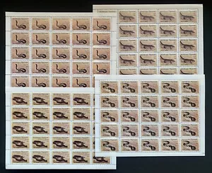 Stamps Full Set In Sheets Reptiles (Crocodile/Snakes) Togo 1990 Perf. - Picture 1 of 1