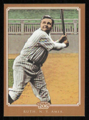 2010 Topps 206 Bronze #185 Babe Ruth - Image 1 of 2