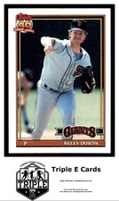 1991 Topps #733 Kelly Downs San Francisco Giants ~A5H