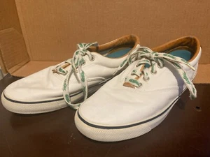 Vintage KEDS Shoes Men's 8.5 Camp Leather Sneakers 1980's Made In Korea MK0270M - Picture 1 of 11