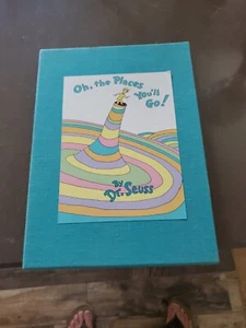 Oh The Places You'll Go! Dr. Seuss Slipcase Deluxe Edition Hardcover Book - Picture 1 of 8