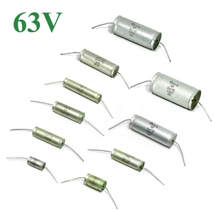 0.1uF-22uf 63V K73-16 Polyester Axial Metallized Film Capacitor PETP Audio USSR - Picture 1 of 15