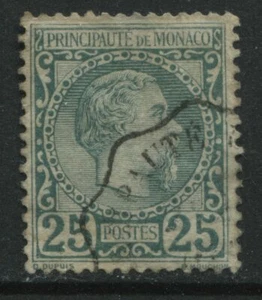 Monaco 1885 25 centimes used - Picture 1 of 1