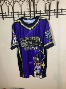 Larry Flint HUSTLER athletic jersey purple 24 Las Vegas Large - Picture 1 of 7