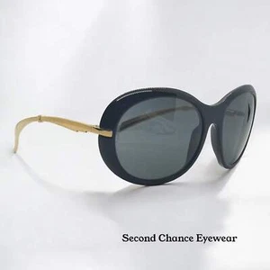 CHANEL 5152 Black & Gold Oval Sunglasses–Iconic CC Logo, Discontinued, Full Kit - Picture 1 of 21