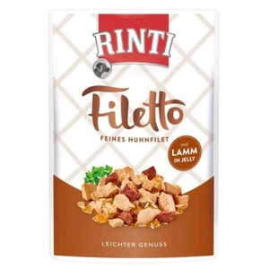 Rinti Filetto Jelly Huhn & Lamm | 24 x 100g Hundenassfutter - Bild 1 von 1