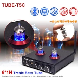 TUBE-T5C Bluetooth 5.0 Tube Preamplifier USB DAC Headphone Amplifier Decoder - Picture 1 of 10