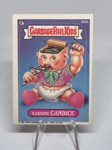 1987 Topps - Garbage Pail Kids Serie 10 - #392b Sardine Candice - Imagen 1 de 10