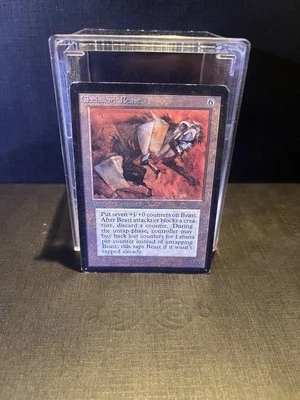 Magic The Gathering Clockwork Beast Beta Edition 1993 Mtg - Image 1 of 2