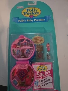Rare Polly Pocket Ruby Paradise new in packaging - Picture 1 of 4