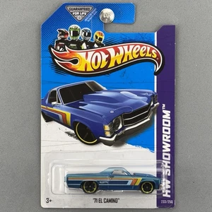 2013 Hot Wheels '71 El Camino Metallic Blue HW Showroom 233/250 Chevy - Picture 1 of 9