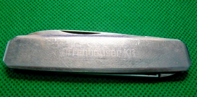 VTG Solingen Germany Dreizack Silver 3 Blade Folding Knife Manicure Tool - Image 1 of 4