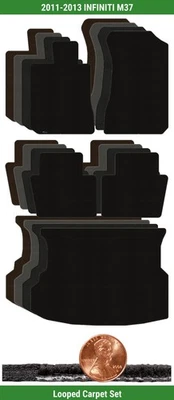 Juego de alfombrillas clásicas personalizadas para Infiniti M37 2011-2013 (5 piezas) #T3X Foto 1 de 4