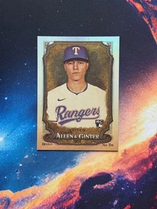JACK LEITER 2024 Topps Allen & Ginter Silver Portrait Hot Box RC #271 Rangers - Bild 1 von 2