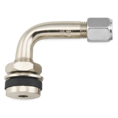 Vástagos de válvula cromados BikeMaster 90° 03-029 Foto 1 de 3