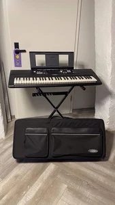 Yamaha Keyboard EZ 220, Top Zustand + Stand + Tasche - Bild 1 von 9