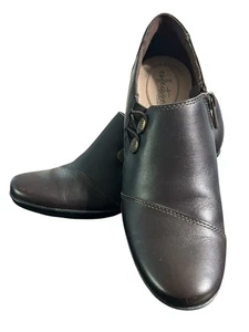 Clarks Ultimate Comfort Emslie Warren Zapatos con Cremallera Lateral para Mujer Talla 7.5N Café Marrón - Imagen 1 de 12