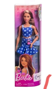 *IN MANO* Barbie Fashionistas bambola con diabete di tipo 1 2025 bambola #242 a pois - Foto 1 di 1