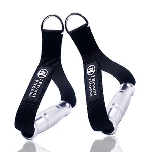 metal Gym handles D-ring for Cable Machine Attachment Resistance band workout - Picture 1 of 9